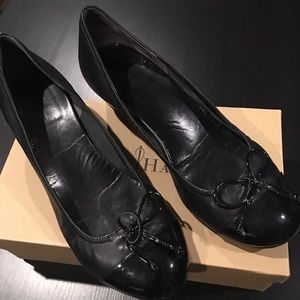 Cole Haan Nike Air wedge “Air Tali” pump.